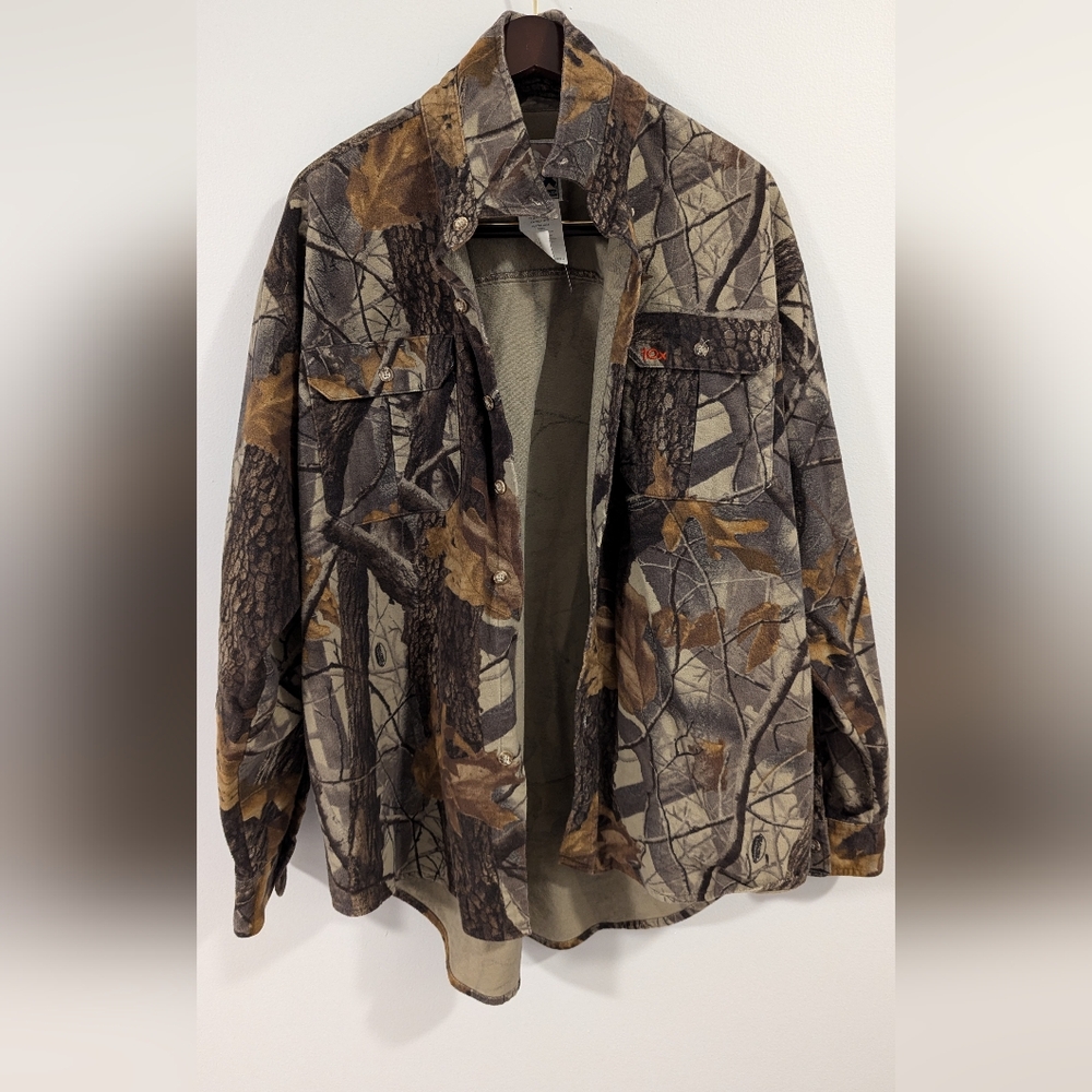 10X Realtree Hardwoods Chamois Shirt